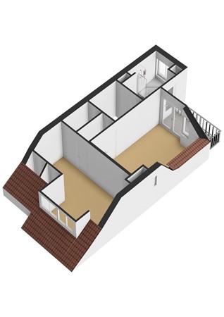 Floorplan - Cremerstraat 374, 3532 BR Utrecht